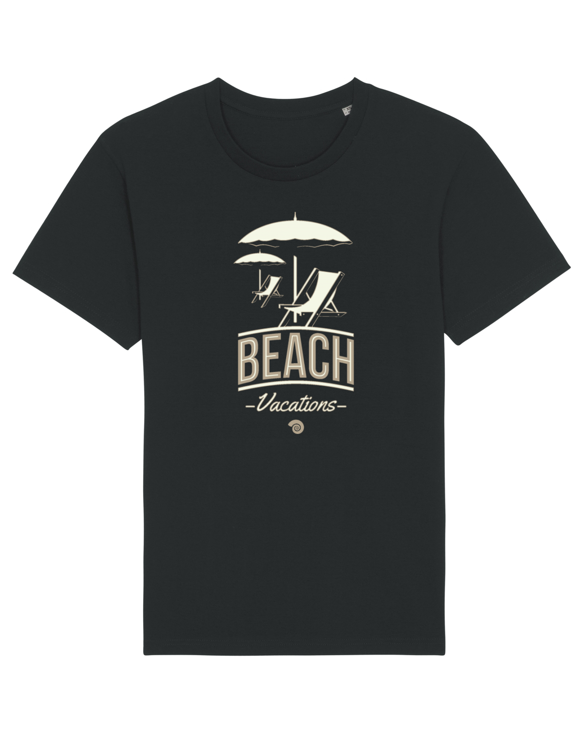 Tricou mânecă scurtă Unisex Rocker Black
