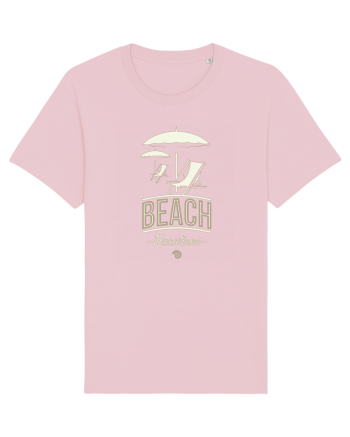 Beach Vacations Cotton Pink