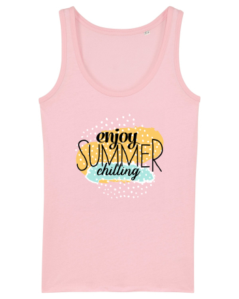 Enjoy Summer Chilling Cotton Pink