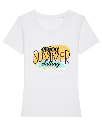 Enjoy Summer Chilling White