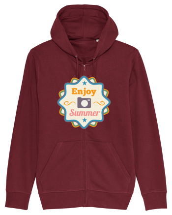 Enjoy Summer Burgundy