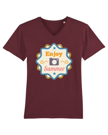 Enjoy Summer Burgundy