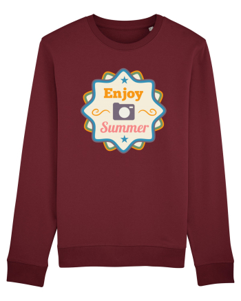 Enjoy Summer Burgundy