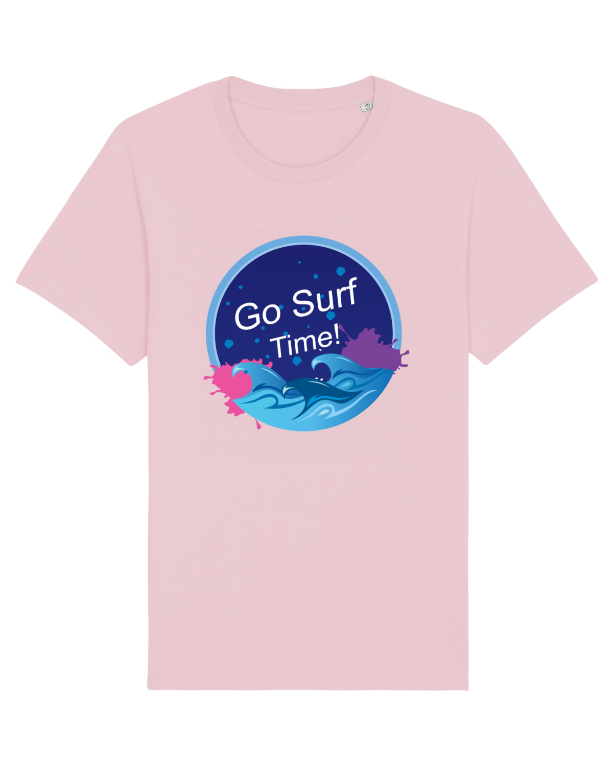Tricou mânecă scurtă Unisex Rocker Cotton Pink