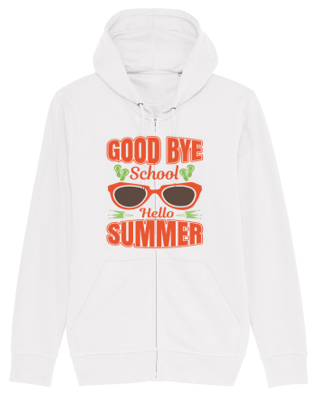Good Bye School Hello Summer White