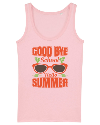 Good Bye School Hello Summer Cotton Pink