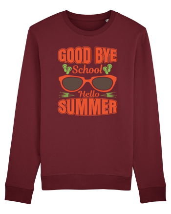 Good Bye School Hello Summer Burgundy