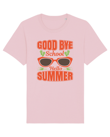 Good Bye School Hello Summer Cotton Pink