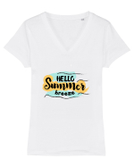 Hello Summer Breeze Tricou mânecă scurtă guler V Damă Evoker