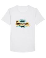 Hello Summer Breeze Tricou mânecă scurtă guler larg Bărbat Skater