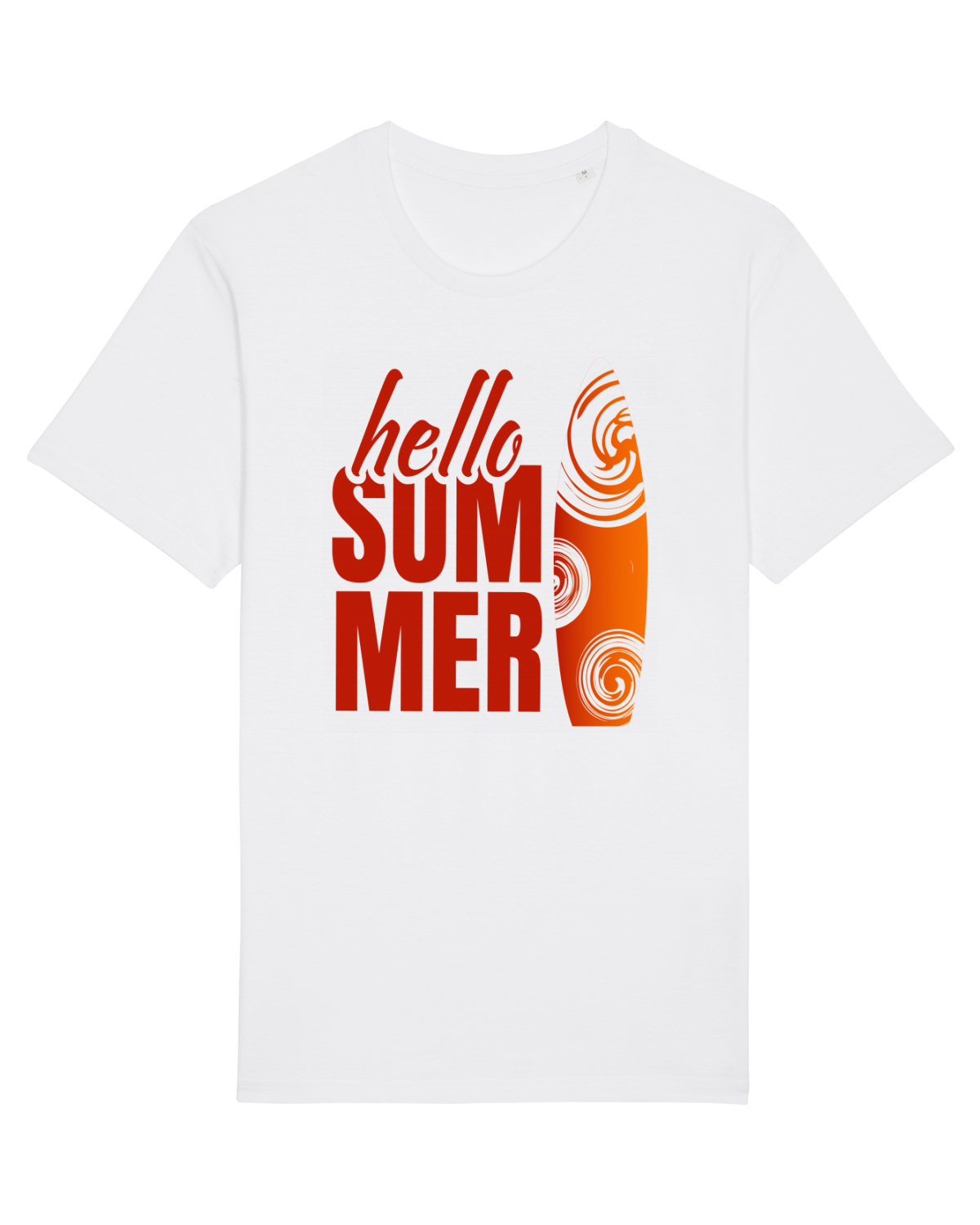 Tricou mânecă scurtă Unisex Rocker White