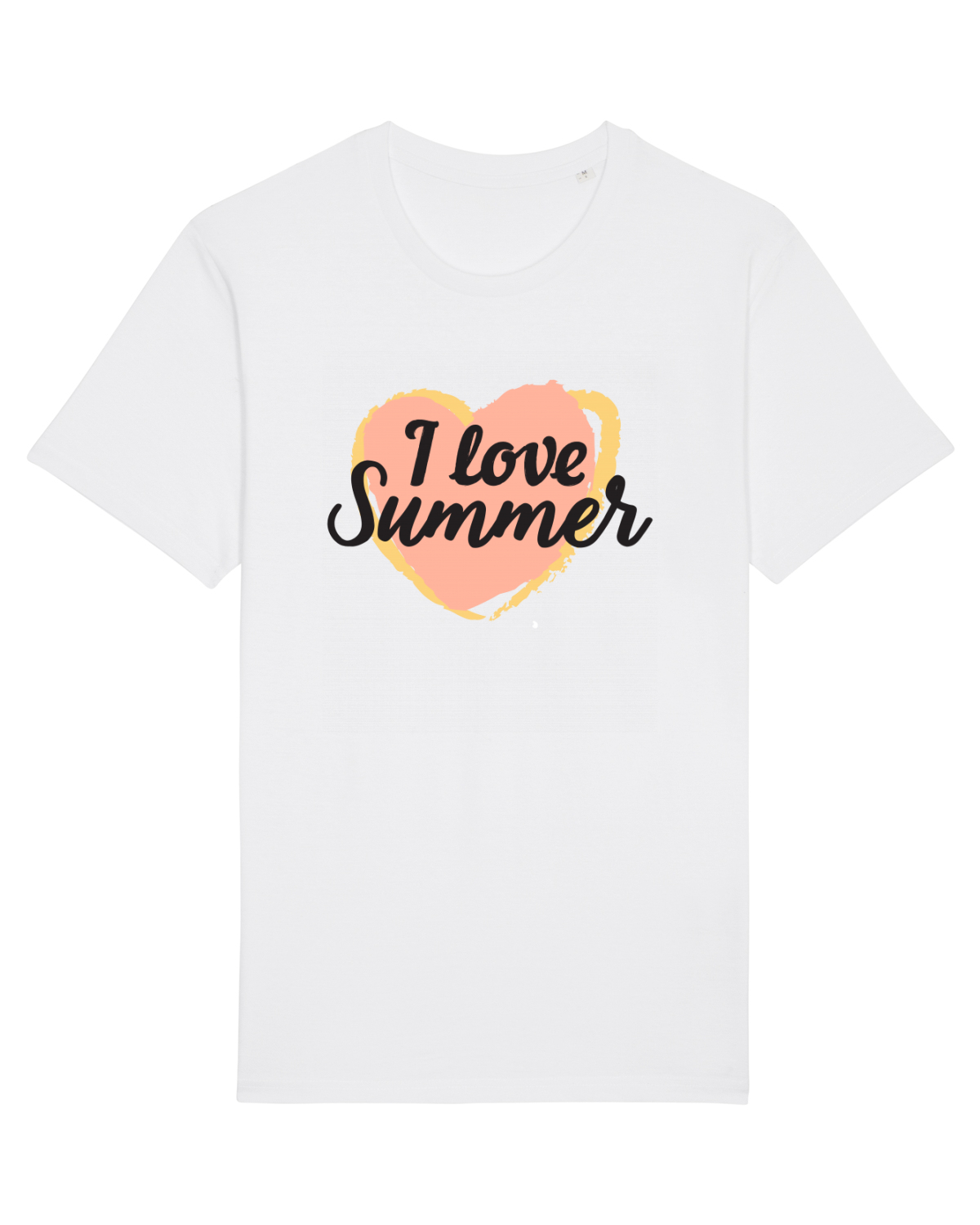 Tricou mânecă scurtă Unisex Rocker White