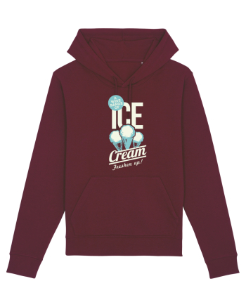Ice Cream Freshen Up Burgundy