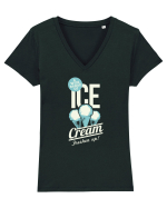 Ice Cream Freshen Up Tricou mânecă scurtă guler V Damă Evoker
