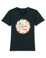 It's Summer Time Tricou mânecă scurtă guler V Bărbat Presenter