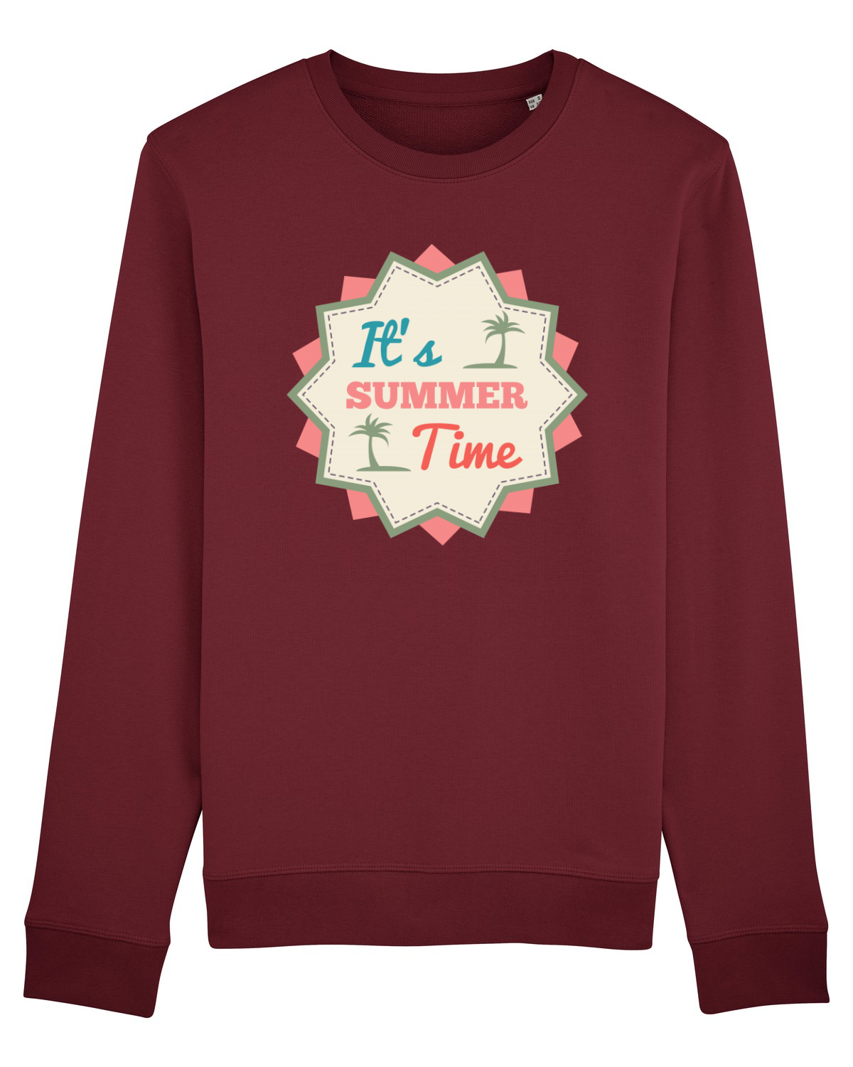 Bluză mânecă lungă Unisex Rise Burgundy