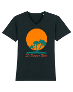 It's Summer Time! Tricou mânecă scurtă guler V Bărbat Presenter