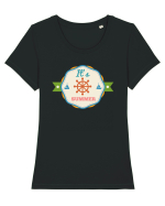 It's Summer Tricou mânecă scurtă guler larg fitted Damă Expresser