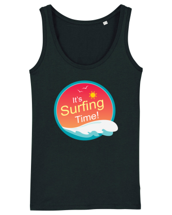 It's Surfing Time Black
