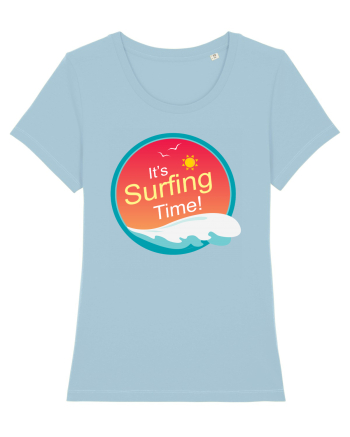 It's Surfing Time Sky Blue