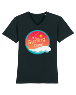 It's Surfing Time Tricou mânecă scurtă guler V Bărbat Presenter