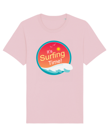 It's Surfing Time Cotton Pink