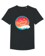 It's Surfing Time Tricou mânecă scurtă guler larg Bărbat Skater