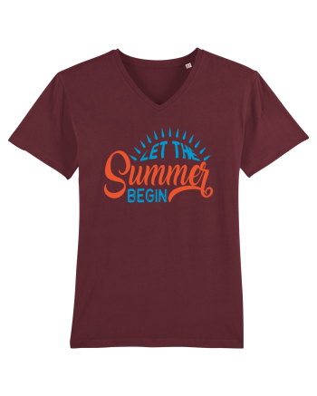 Let The Summer Begin Burgundy