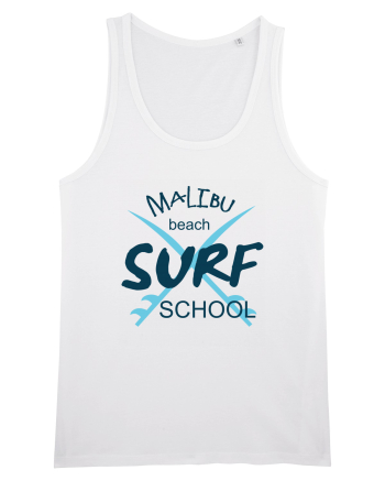 Malibu beach surf school White