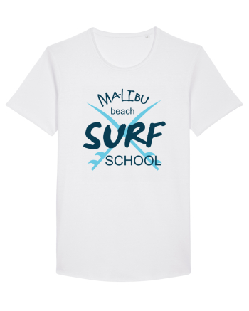 Malibu beach surf school White