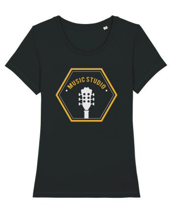 Music Studio Guitar Sound Black