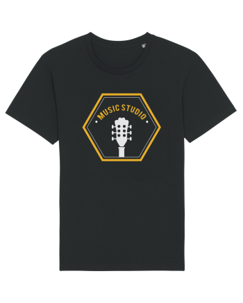Music Studio Guitar Sound Black