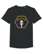 Music Studio Guitar Sound Tricou mânecă scurtă guler larg Bărbat Skater