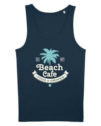 Retro Beach Cafe 1977 Navy