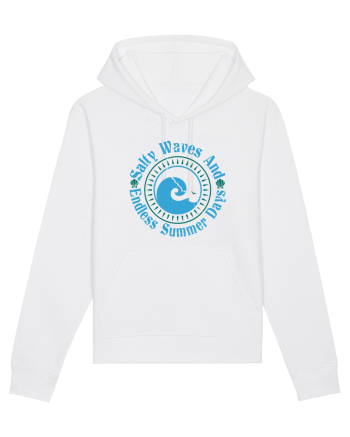 Salty Waves And Endless Summer Days White