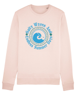 Salty Waves And Endless Summer Days Bluză mânecă lungă Unisex Rise
