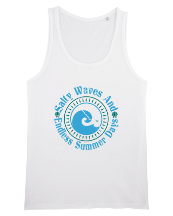 Salty Waves And Endless Summer Days White