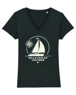 Sea And Ocean Cruises Tricou mânecă scurtă guler V Damă Evoker