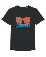 Summer Tricou mânecă scurtă guler larg Bărbat Skater
