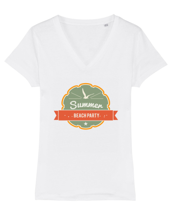 Summer Beach Party White