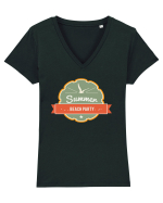 Summer Beach Party Tricou mânecă scurtă guler V Damă Evoker