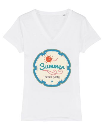 Summer Beach Party White