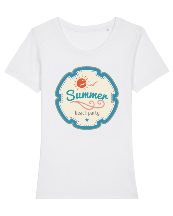 Summer Beach Party White