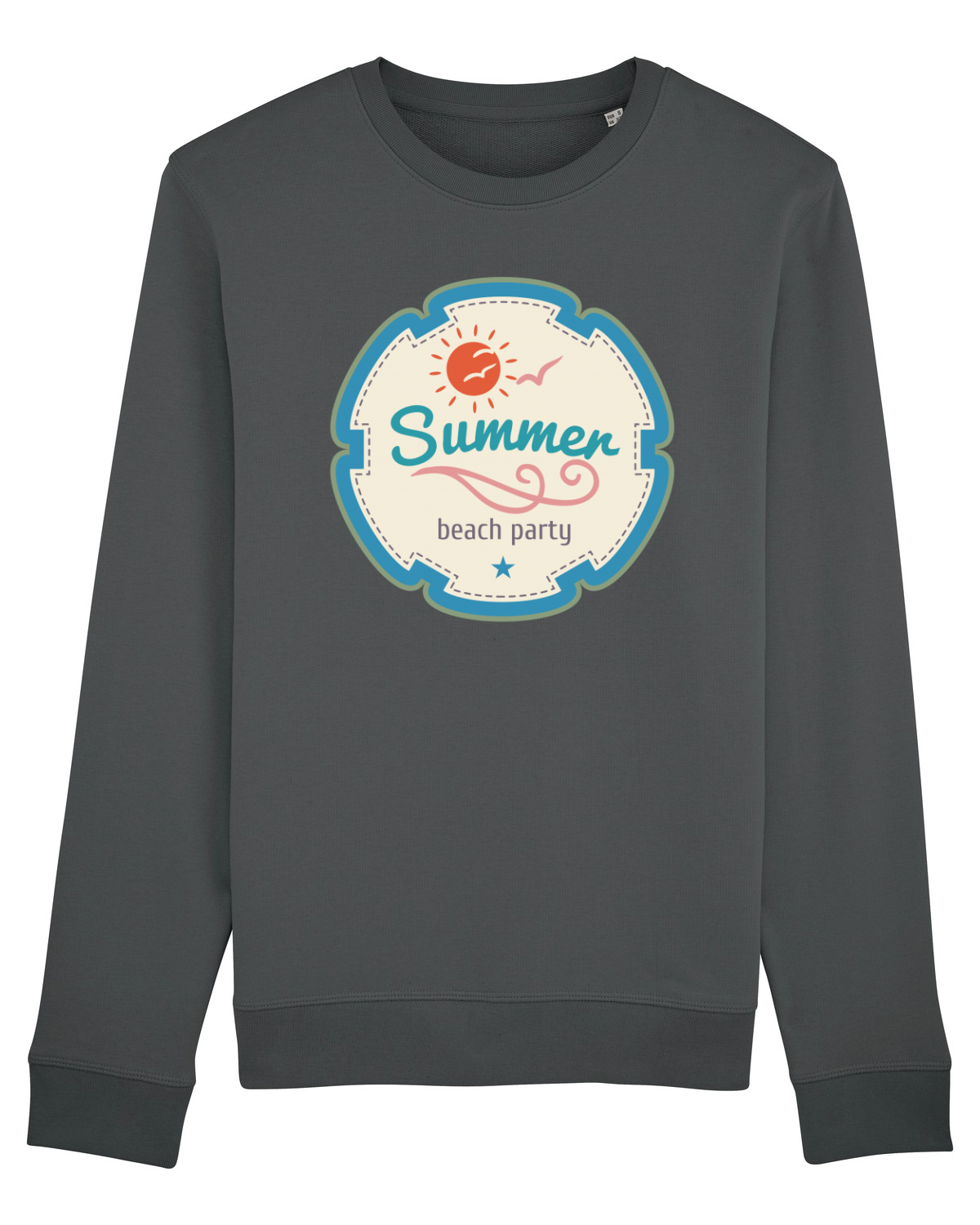 Bluză mânecă lungă Unisex Rise Anthracite