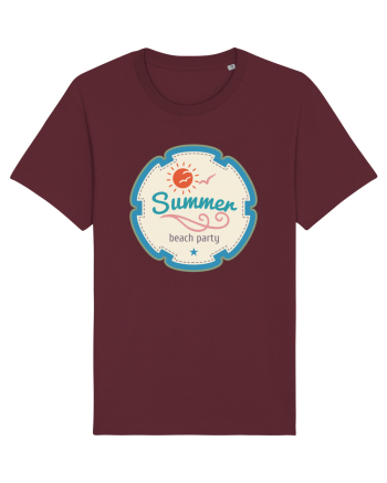 Summer Beach Party Burgundy