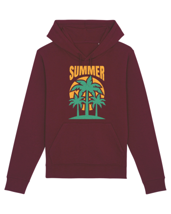 Summer Beach Sunshine Burgundy