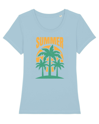 Summer Beach Sunshine Sky Blue