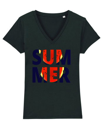 Summer Funny Watermelon Black
