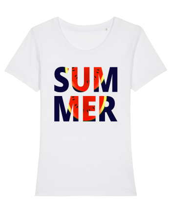 Summer Funny Watermelon White