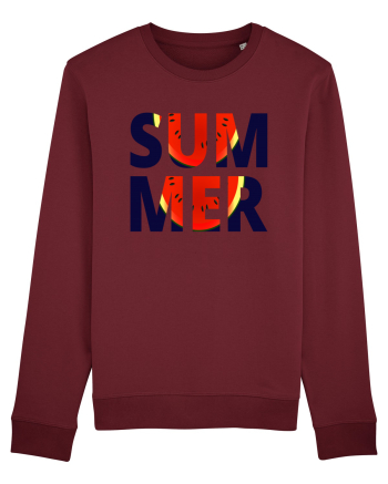 Summer Funny Watermelon Burgundy